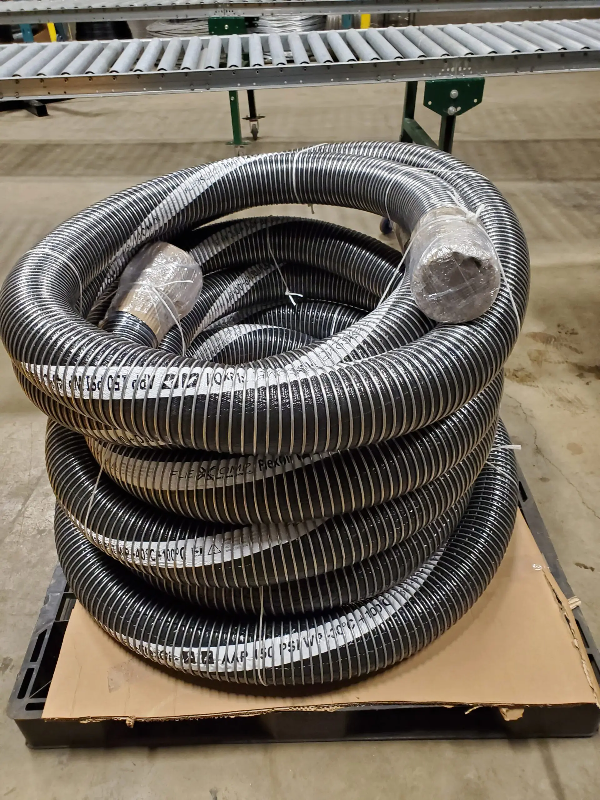 FlexComp hose, prepared for a customer